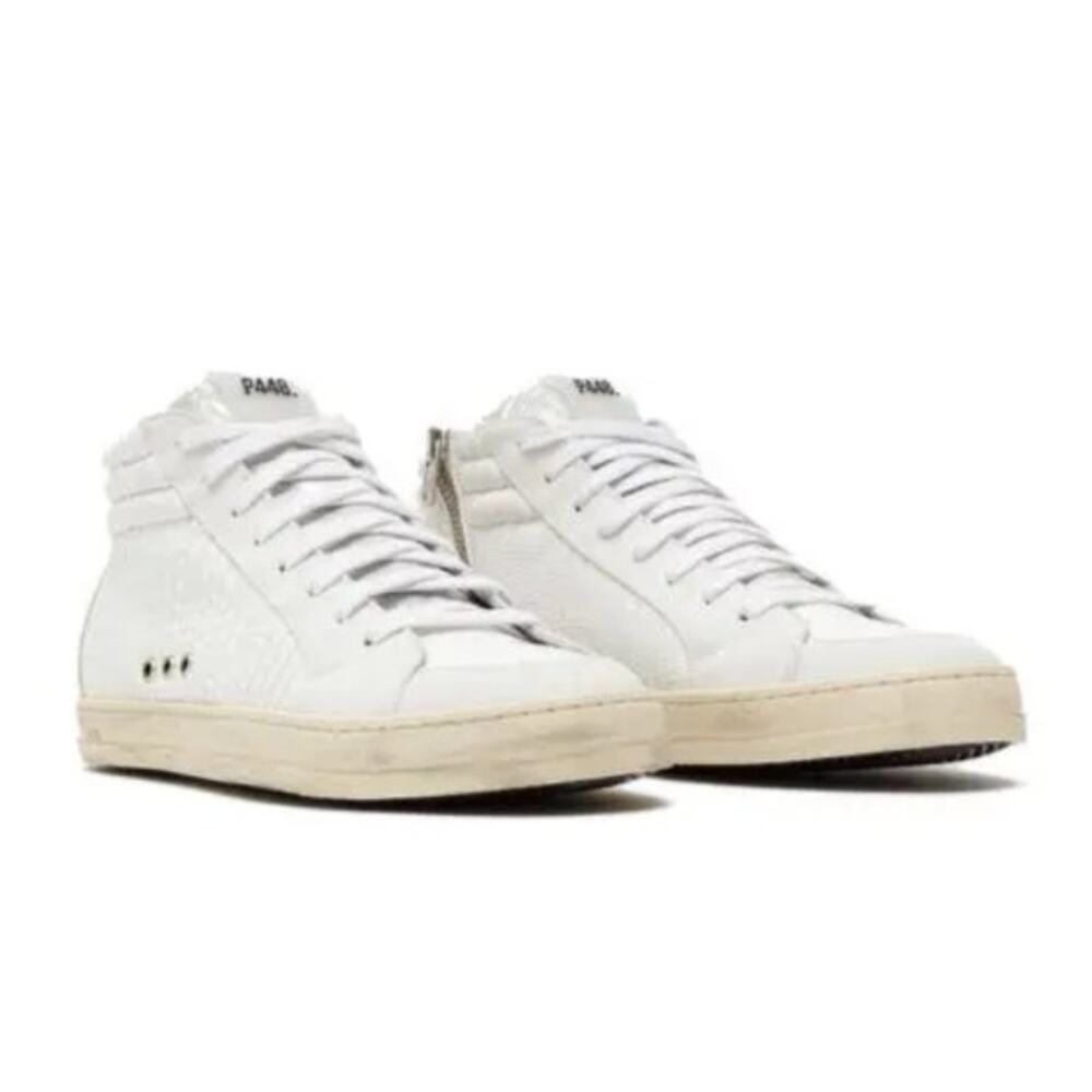 P448 S23 Skate High Top Sneakers Shoes Peony (White) Size 5/5.5 US 35 EU NIB